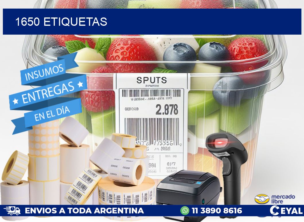 1650 ETIQUETAS