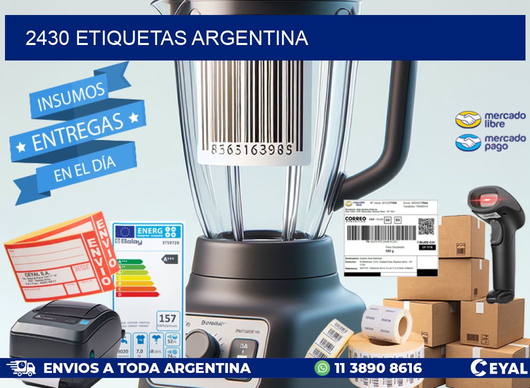 2430 ETIQUETAS ARGENTINA