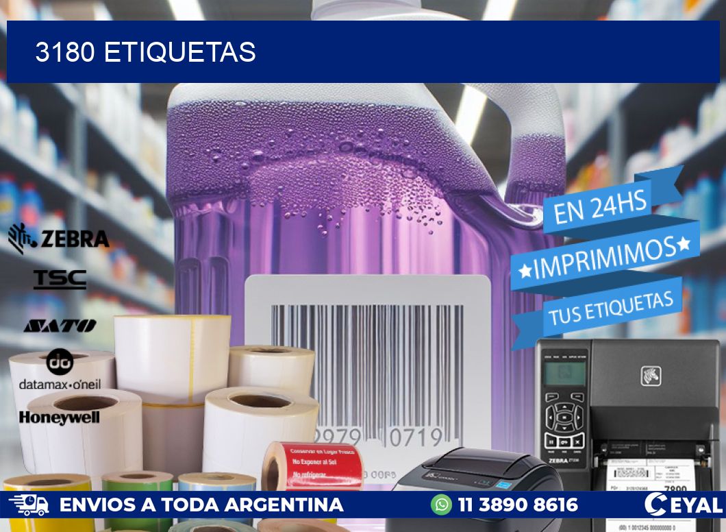 3180 ETIQUETAS