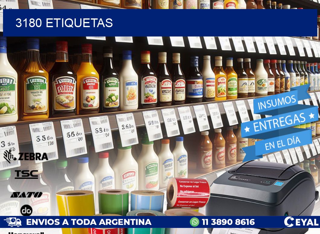 3180 ETIQUETAS