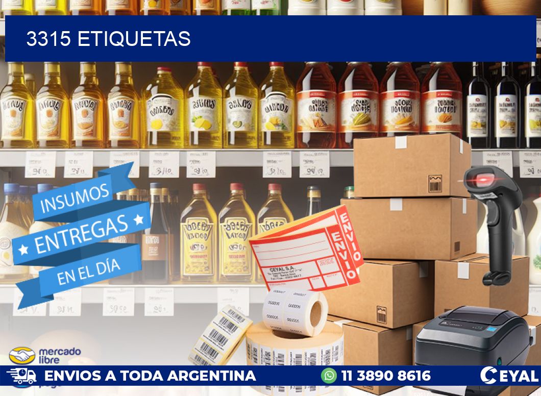 3315 ETIQUETAS