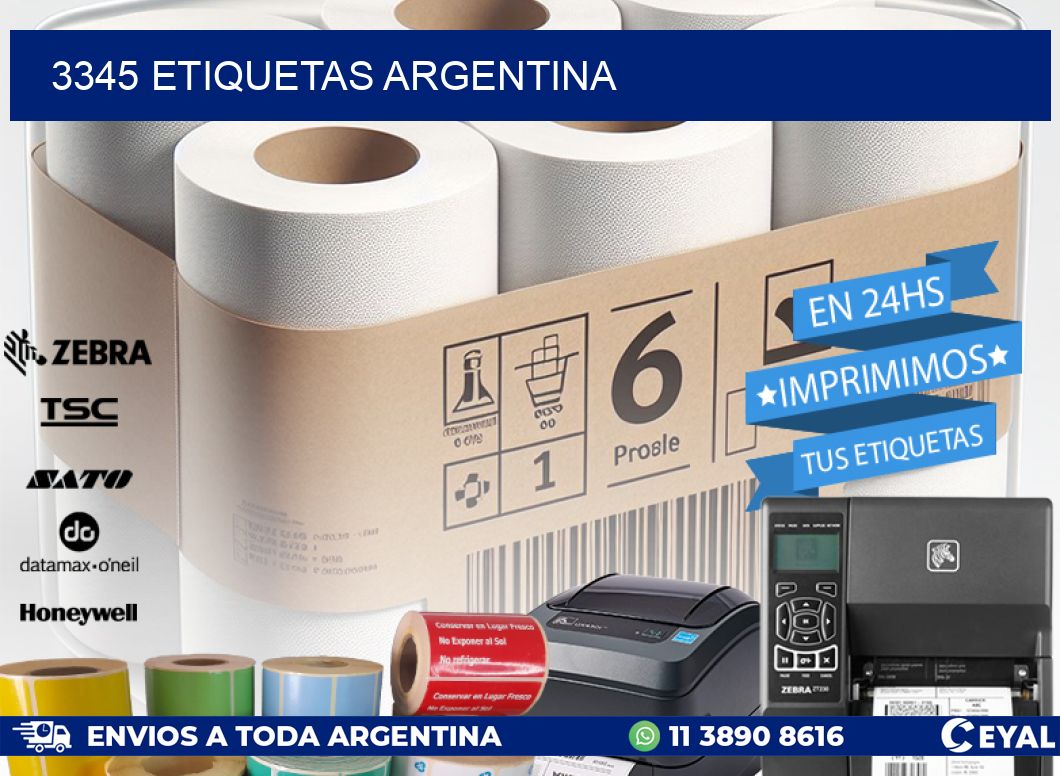 3345 ETIQUETAS ARGENTINA