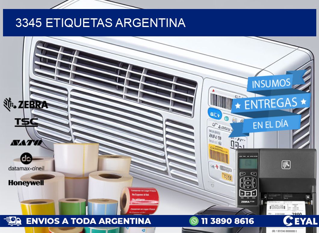 3345 ETIQUETAS ARGENTINA