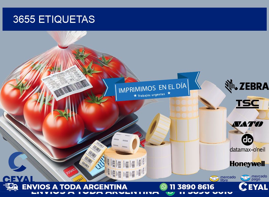 3655 ETIQUETAS
