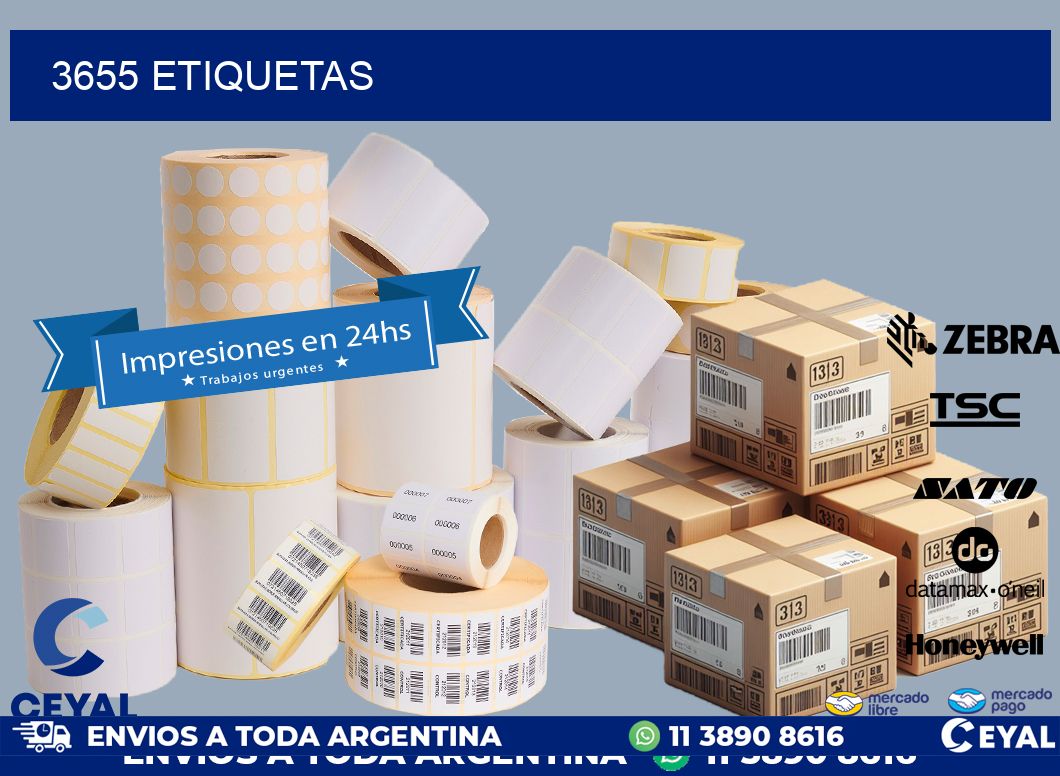 3655 ETIQUETAS