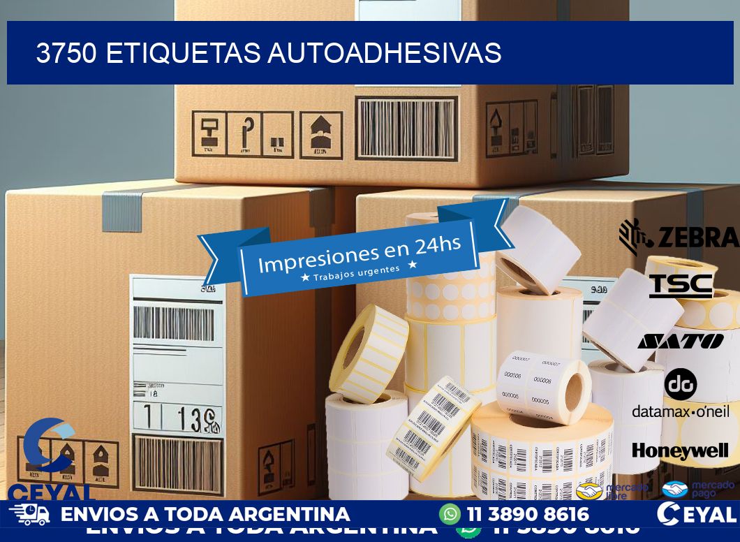 3750 ETIQUETAS AUTOADHESIVAS