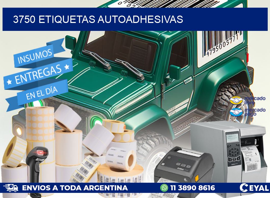 3750 ETIQUETAS AUTOADHESIVAS