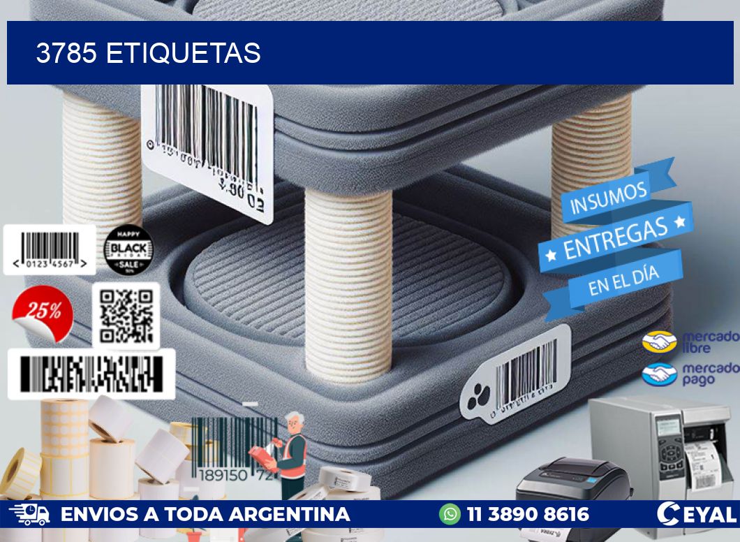 3785 ETIQUETAS
