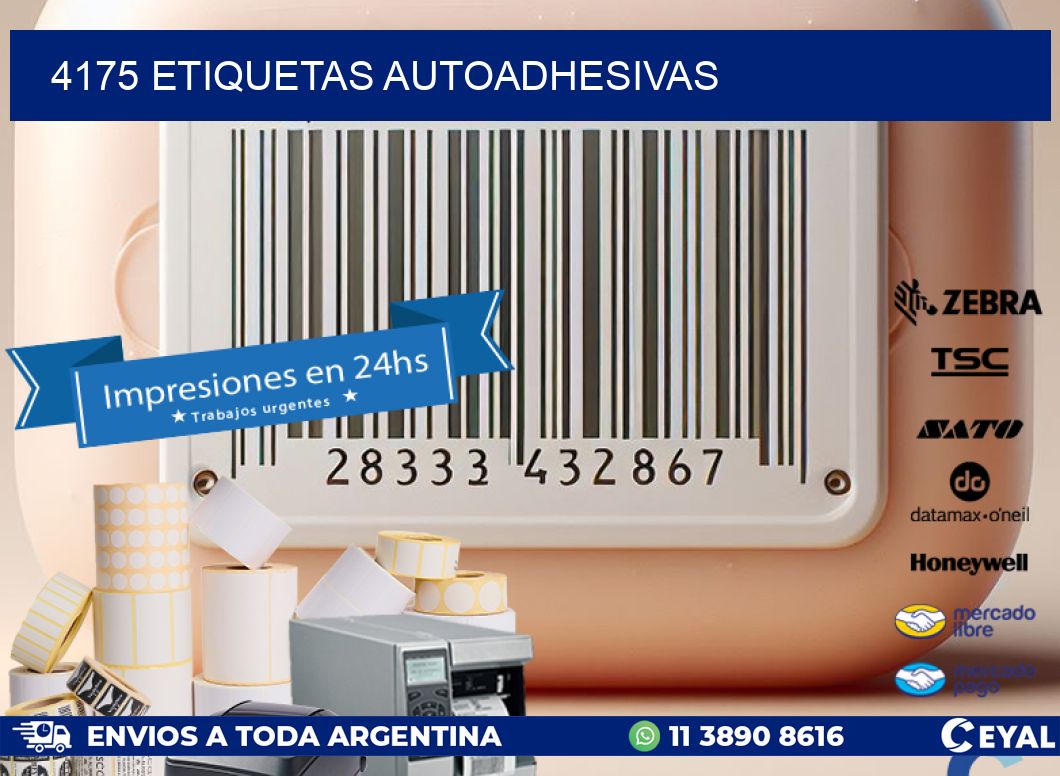 4175 ETIQUETAS AUTOADHESIVAS