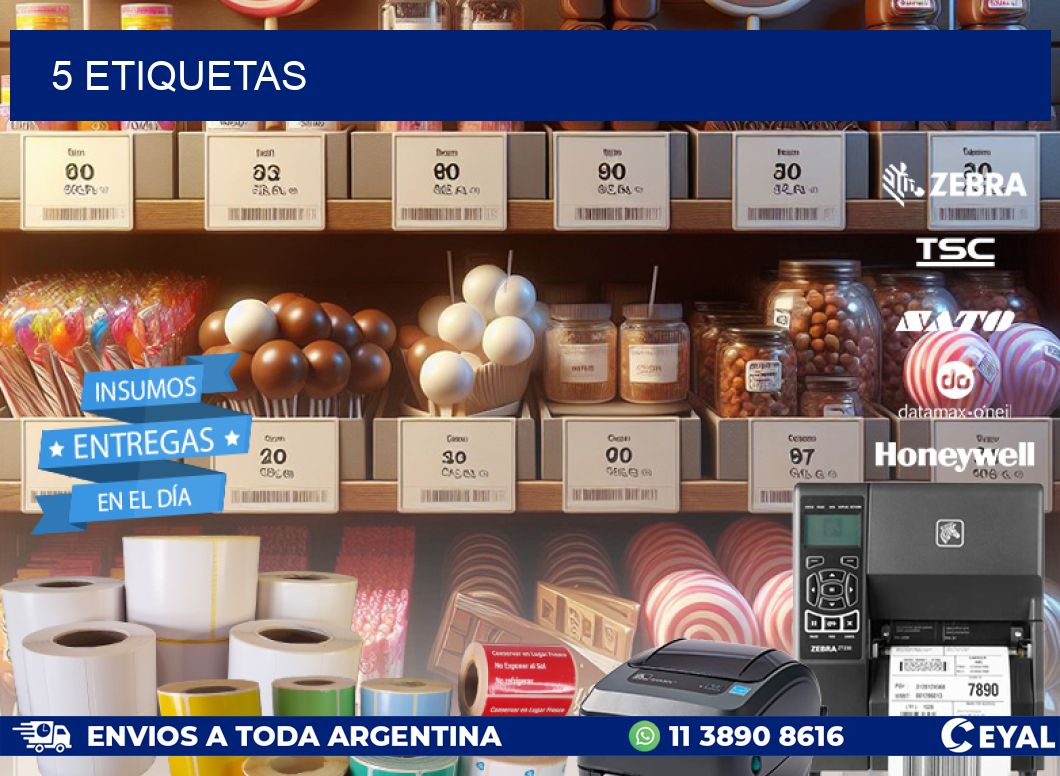 5 ETIQUETAS