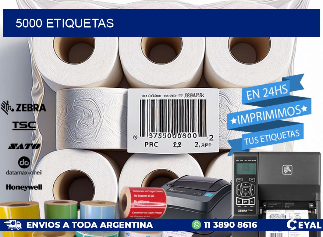 5000 ETIQUETAS