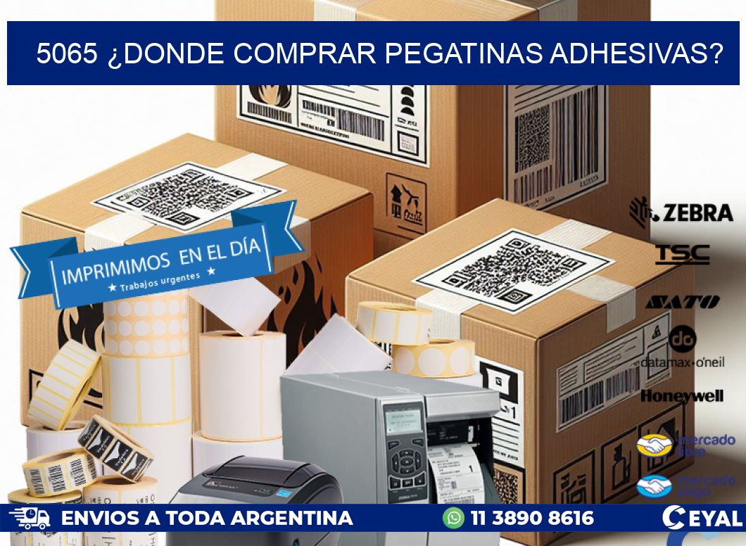 5065 ¿DONDE COMPRAR PEGATINAS ADHESIVAS?