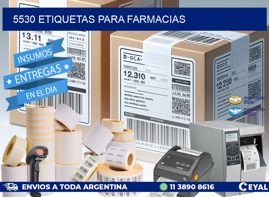 5530 ETIQUETAS PARA FARMACIAS