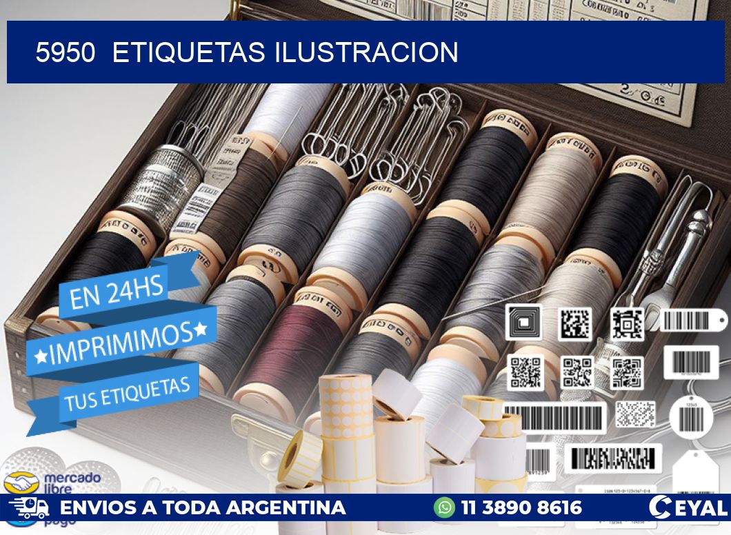 5950  ETIQUETAS ILUSTRACION