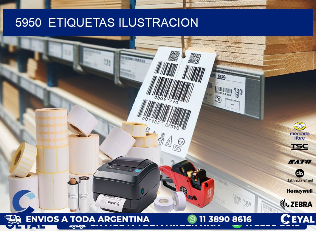 5950  ETIQUETAS ILUSTRACION