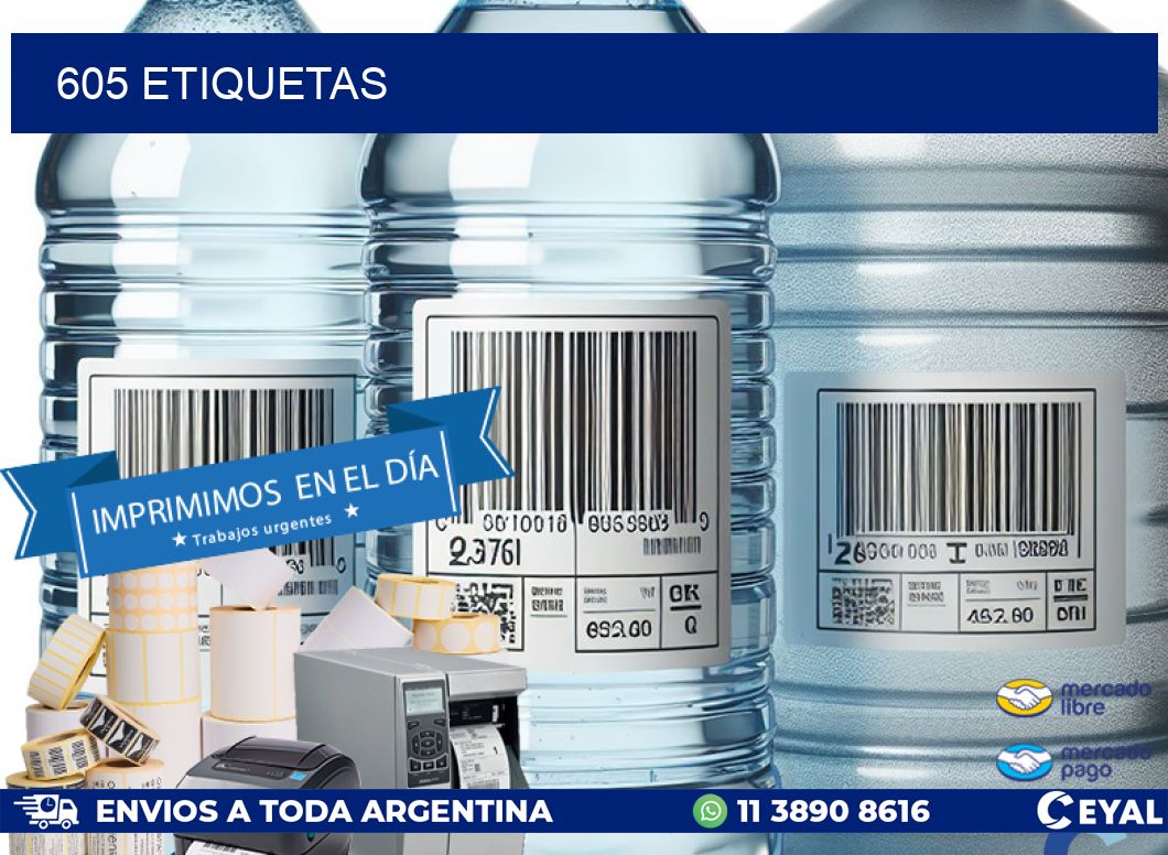 605 ETIQUETAS