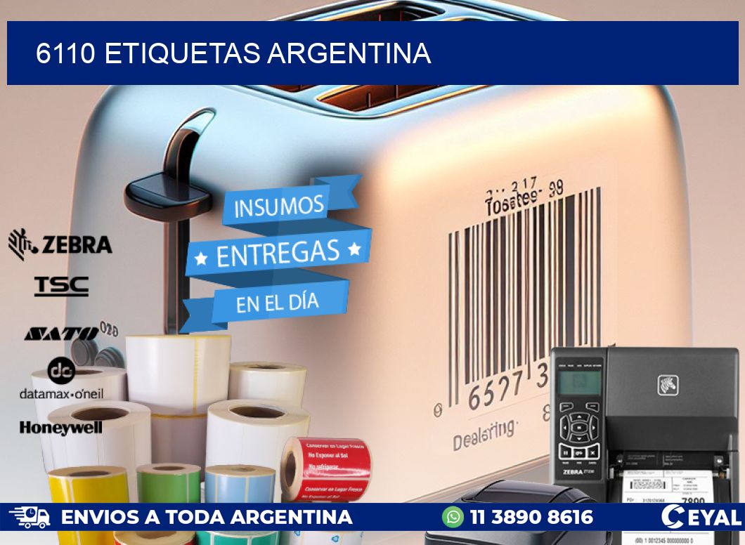 6110 ETIQUETAS ARGENTINA