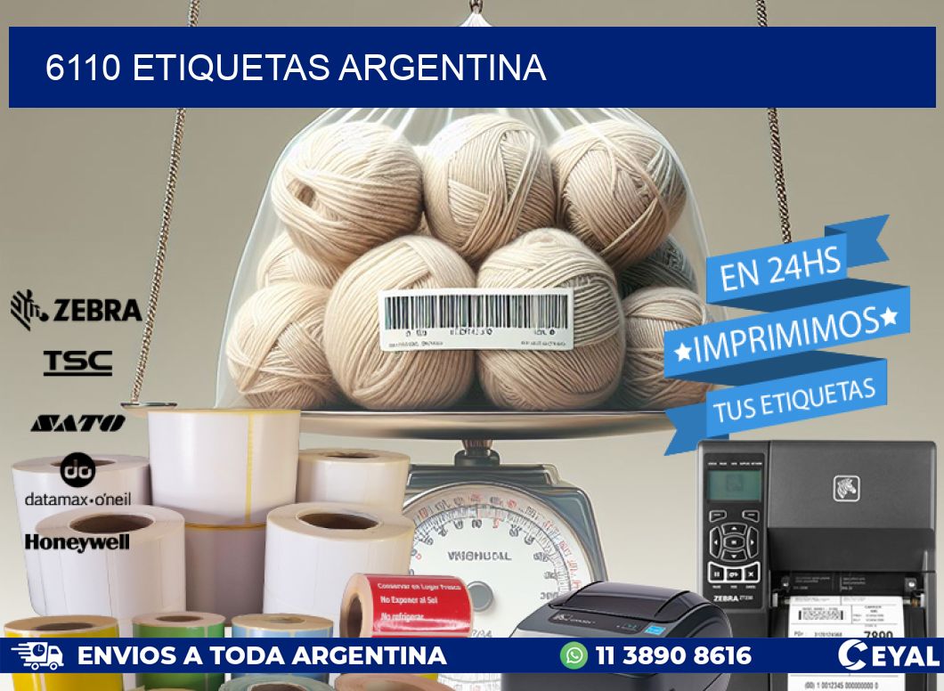 6110 ETIQUETAS ARGENTINA