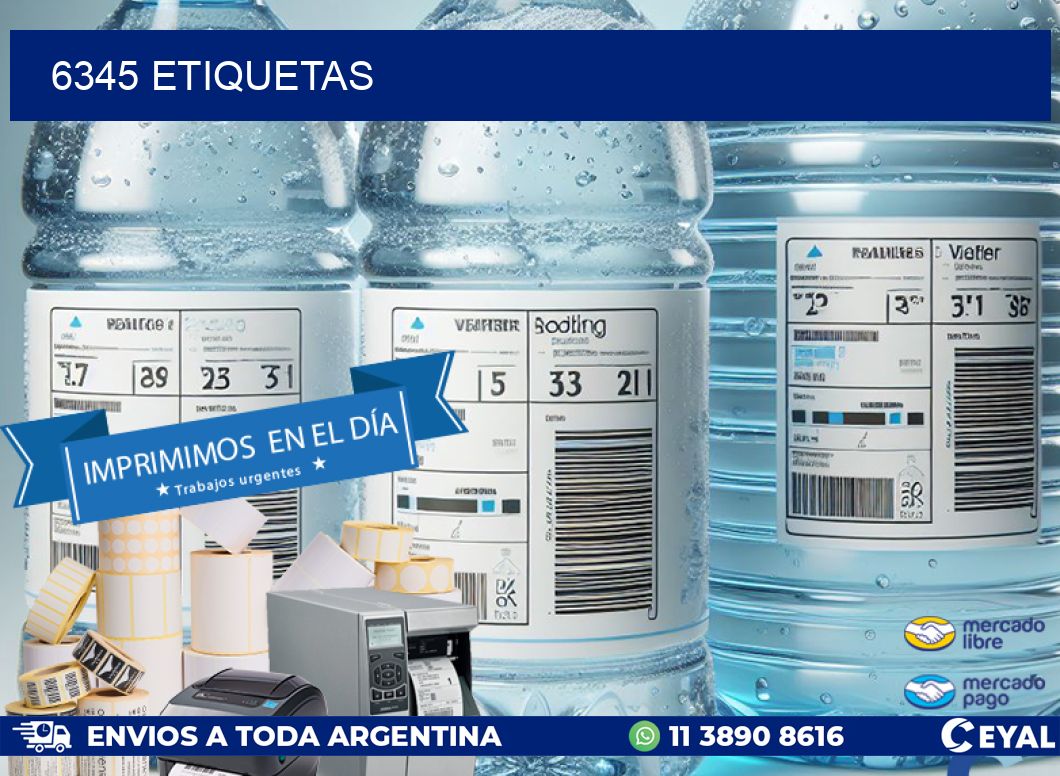 6345 ETIQUETAS