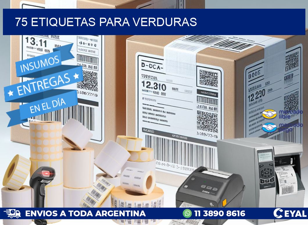 75 ETIQUETAS PARA VERDURAS