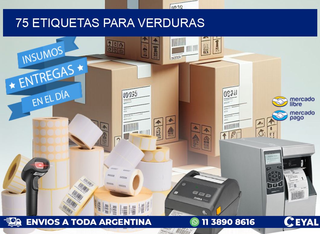 75 ETIQUETAS PARA VERDURAS