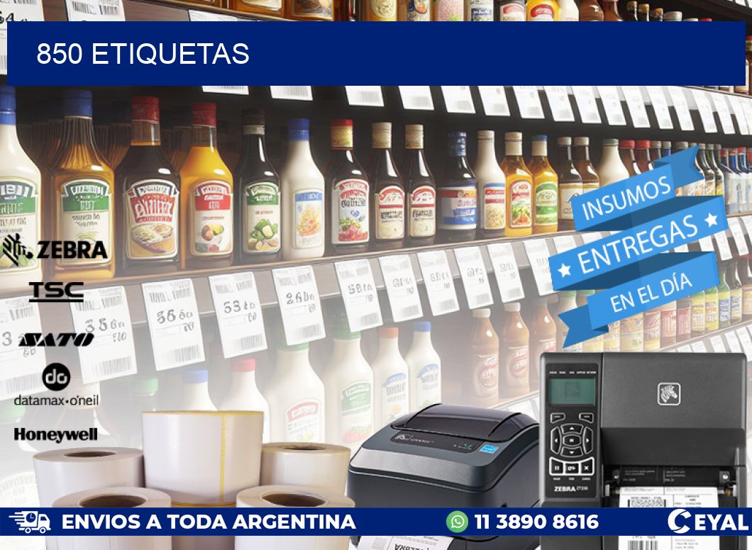 850 ETIQUETAS