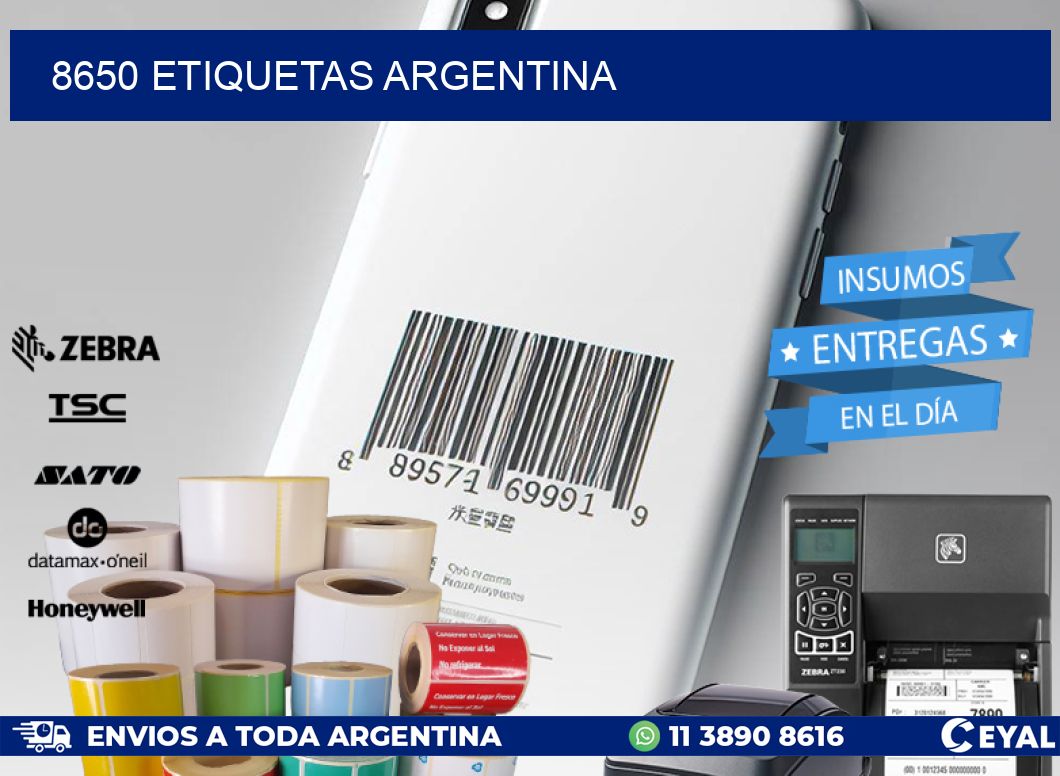 8650 ETIQUETAS ARGENTINA