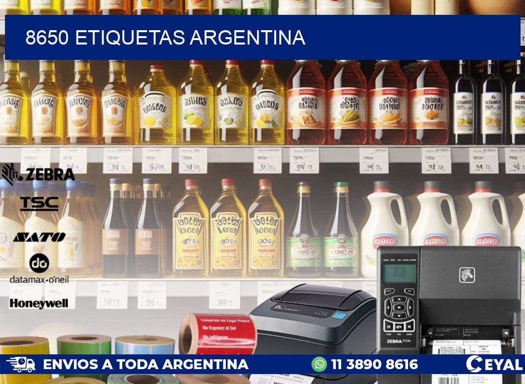 8650 ETIQUETAS ARGENTINA