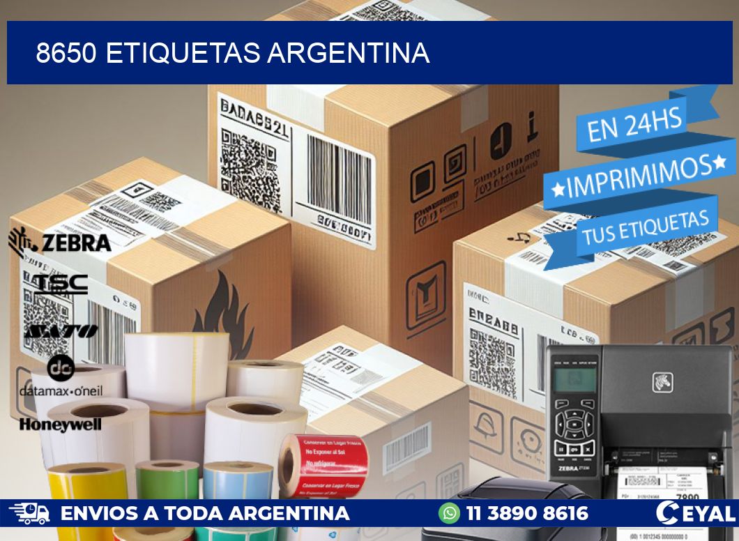 8650 ETIQUETAS ARGENTINA