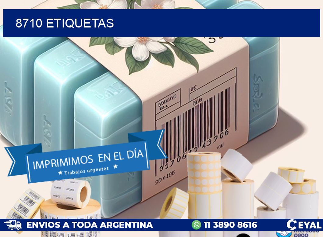 8710 ETIQUETAS