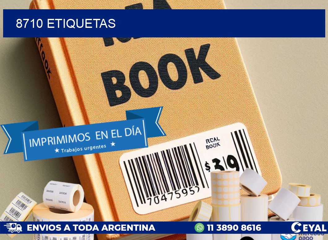 8710 ETIQUETAS