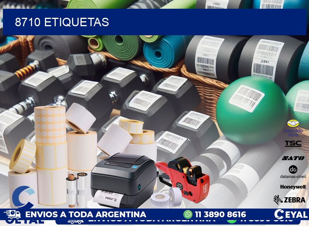 8710 ETIQUETAS