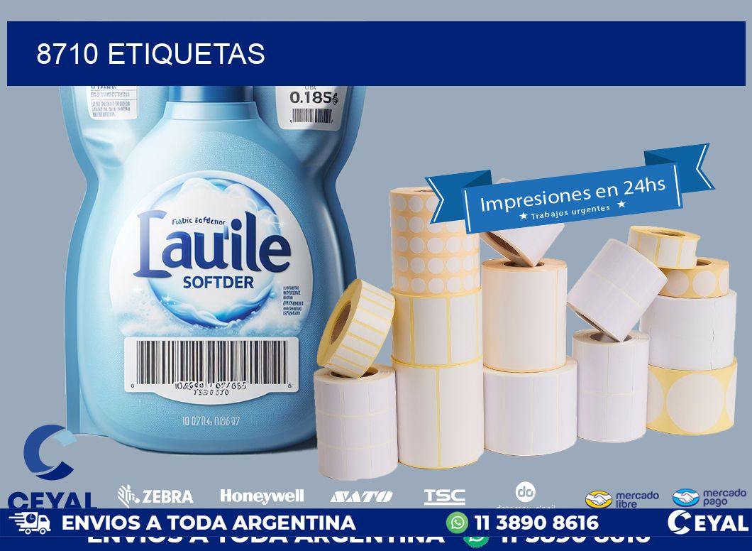 8710 ETIQUETAS