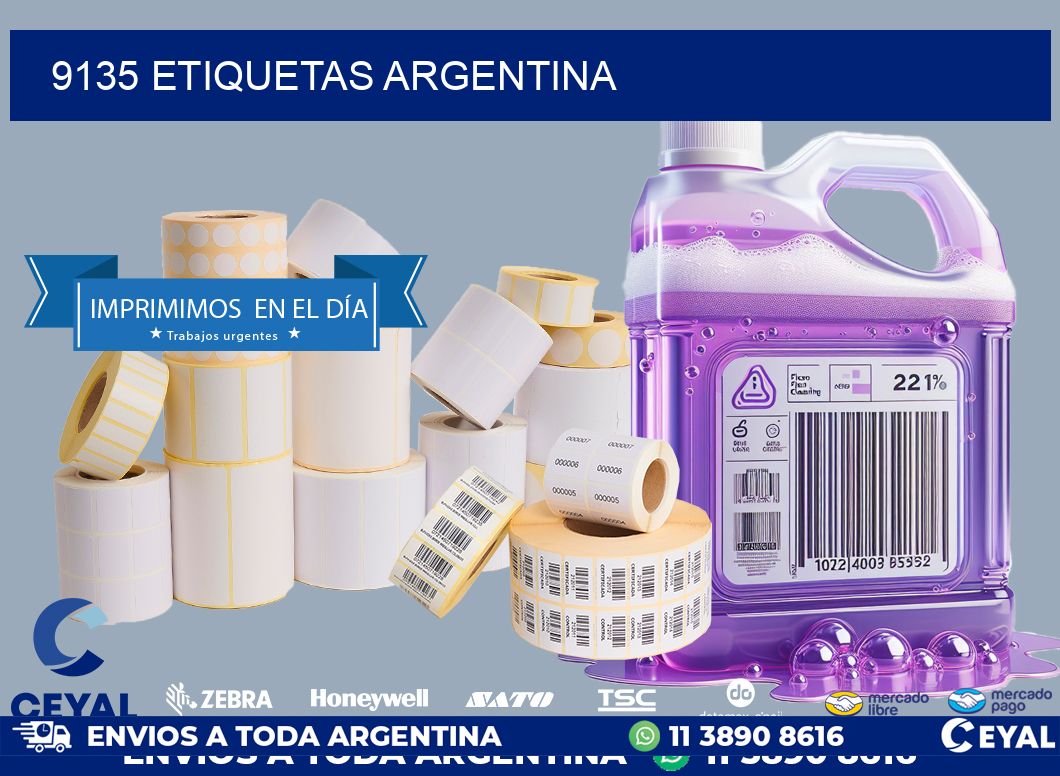 9135 ETIQUETAS ARGENTINA