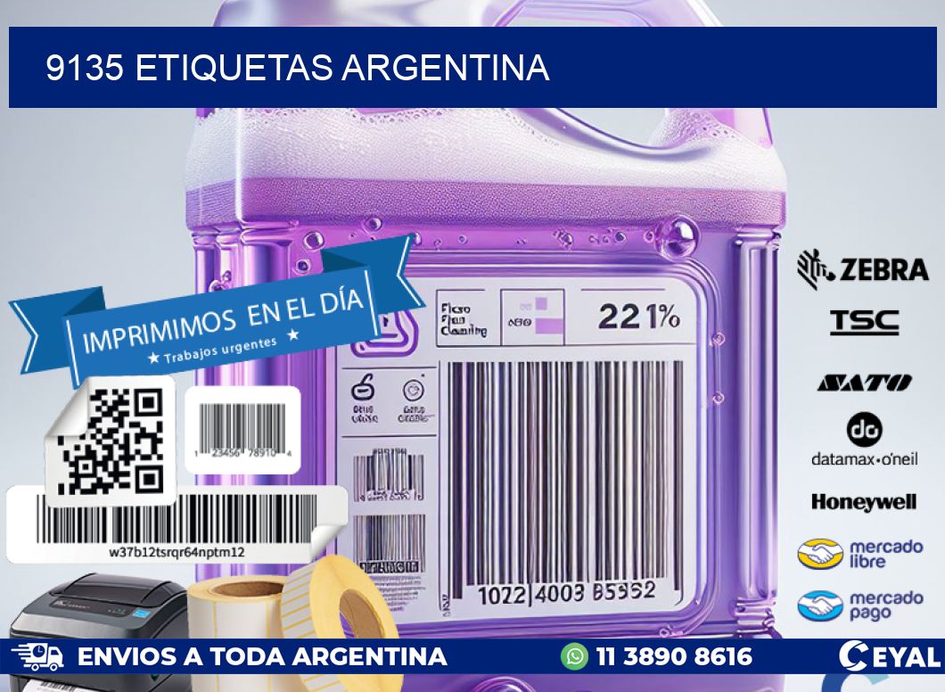 9135 ETIQUETAS ARGENTINA
