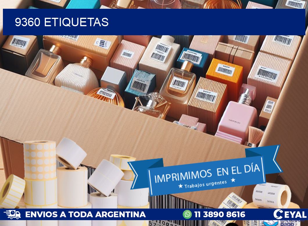 9360 ETIQUETAS