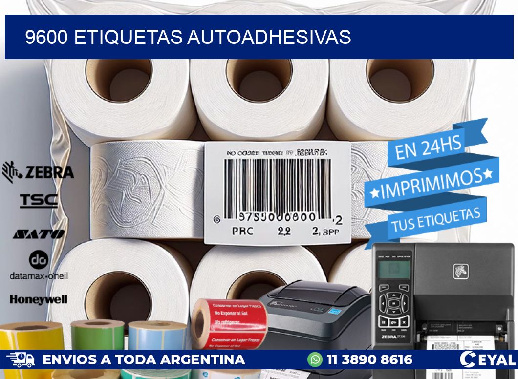 9600 ETIQUETAS AUTOADHESIVAS