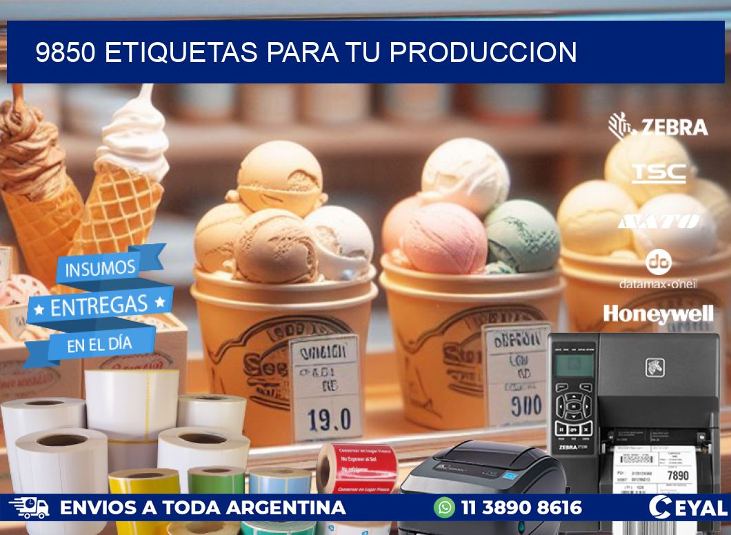 9850 ETIQUETAS PARA TU PRODUCCION