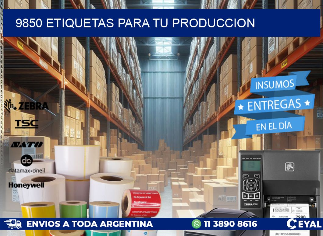 9850 ETIQUETAS PARA TU PRODUCCION