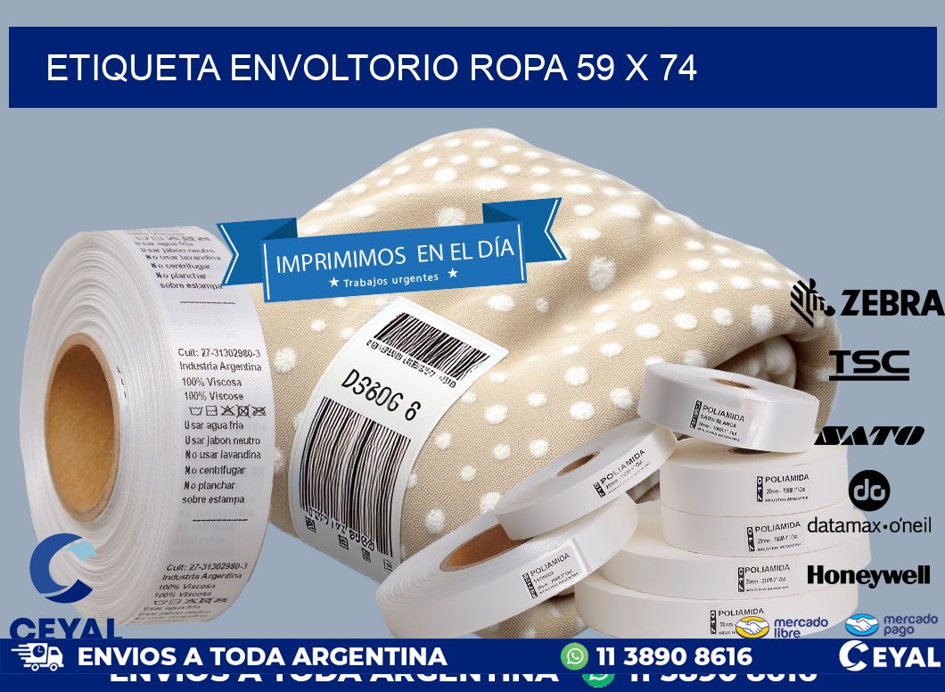 ETIQUETA ENVOLTORIO ROPA 59 x 74
