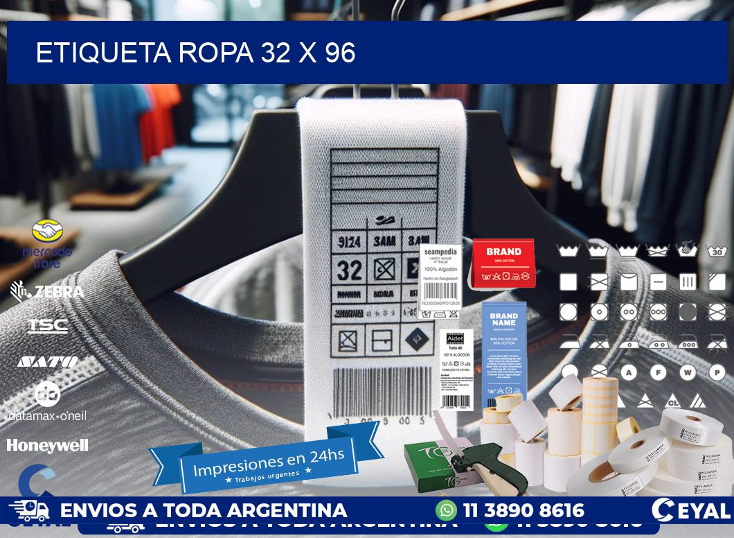 ETIQUETA ROPA 32 x 96