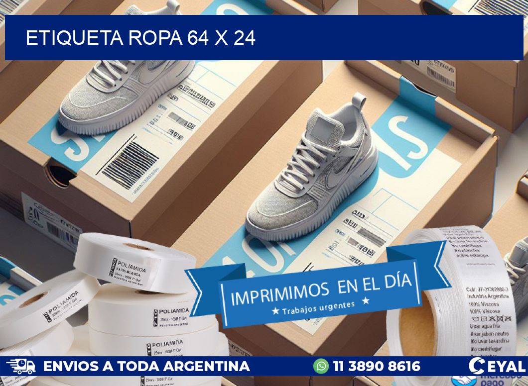 ETIQUETA ROPA 64 x 24