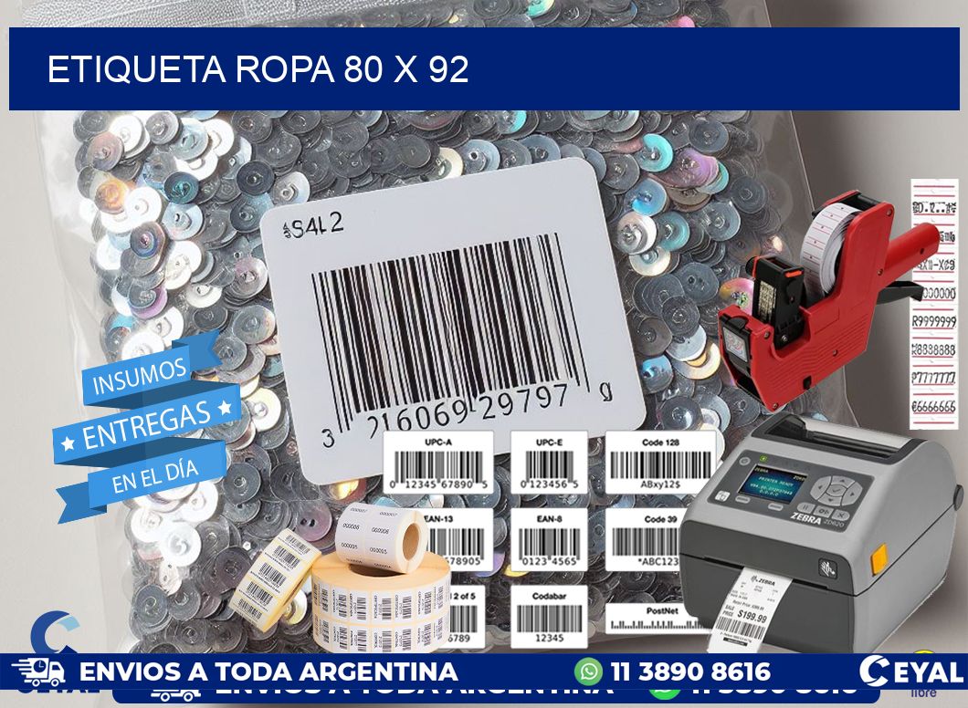 ETIQUETA ROPA 80 x 92