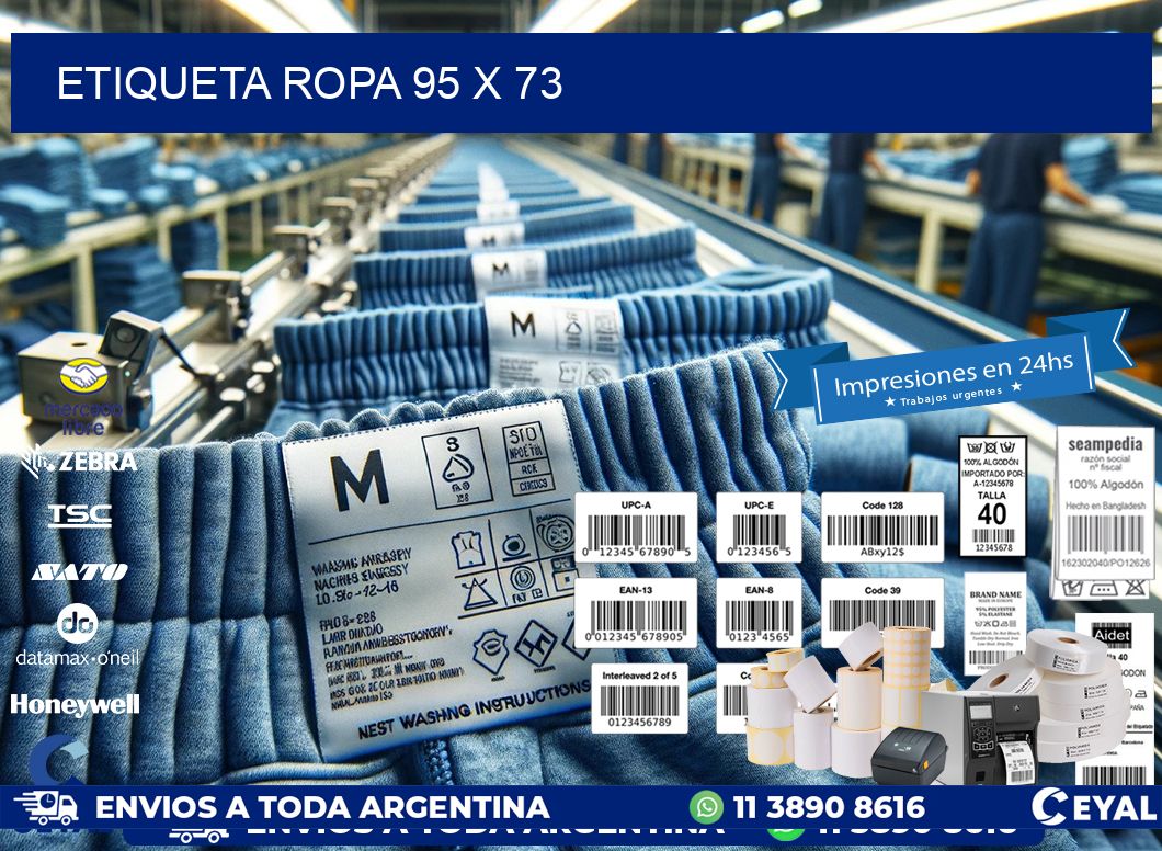 ETIQUETA ROPA 95 x 73