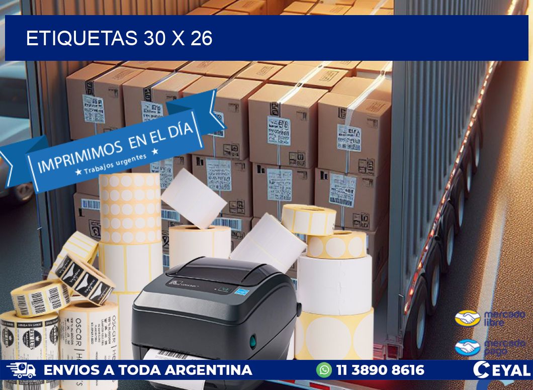 ETIQUETAS 30 x 26