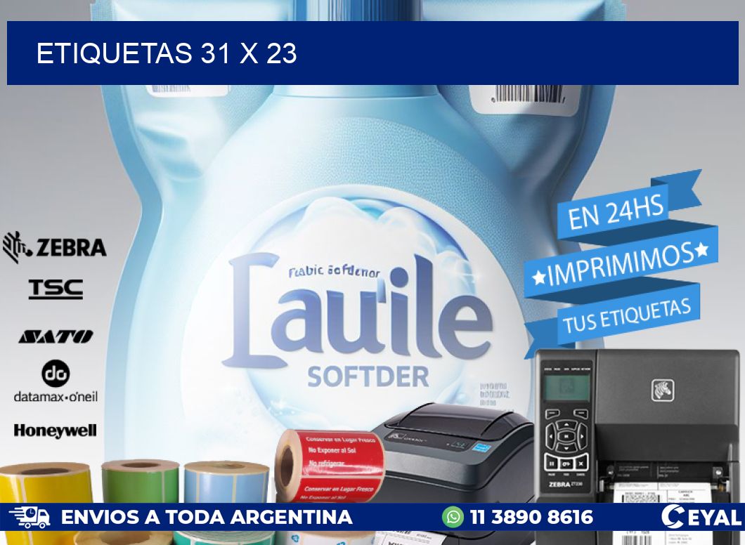 ETIQUETAS 31 x 23
