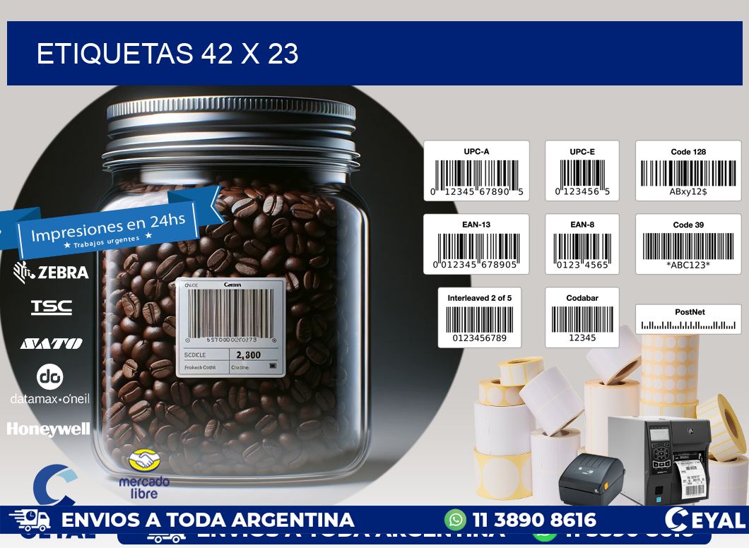 ETIQUETAS 42 x 23