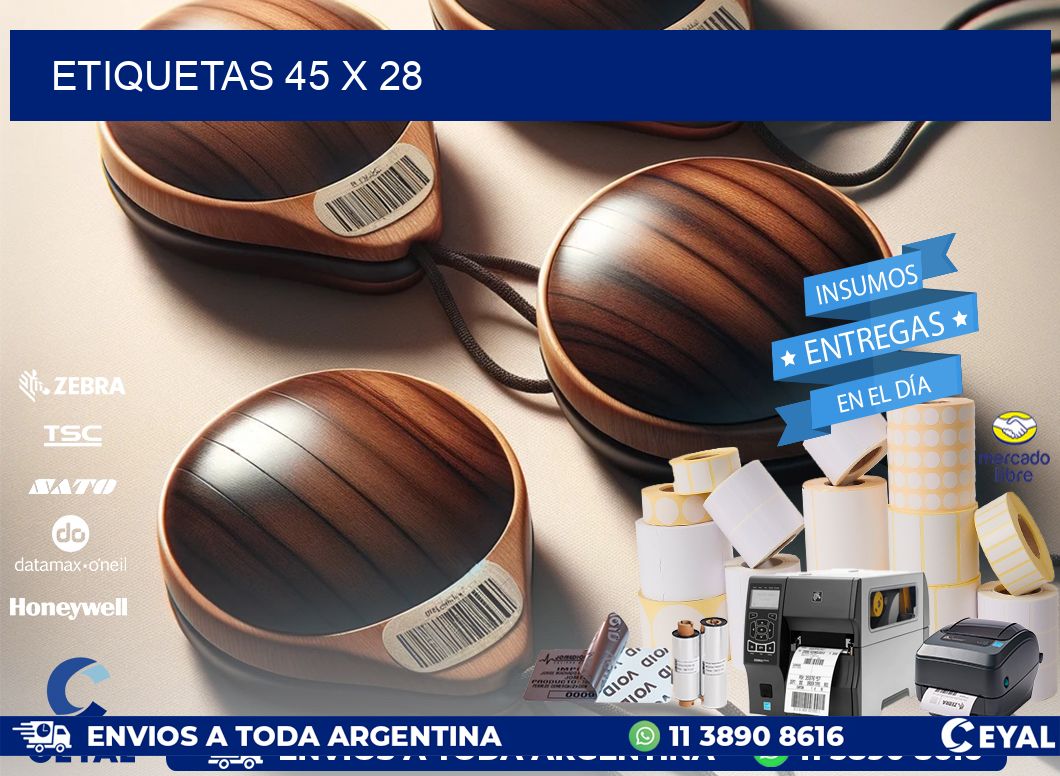 ETIQUETAS 45 x 28