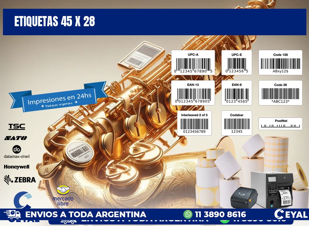 ETIQUETAS 45 x 28