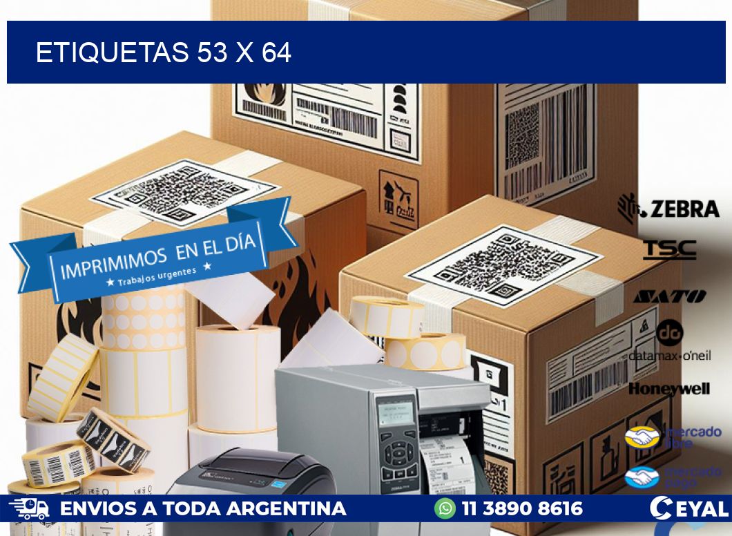 ETIQUETAS 53 x 64
